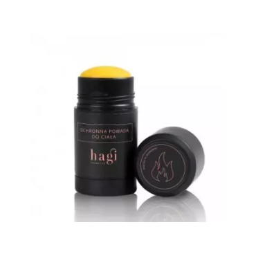hagi cosmetics -  Hagi Ochronna pomada do ciała z olejem rokitnikowym, 65 g